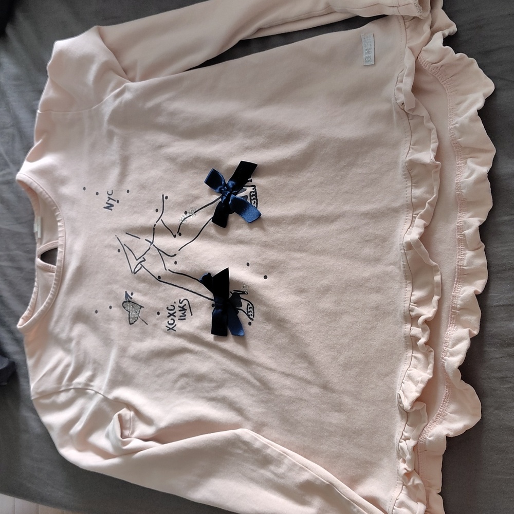 Girl's Pink Fashion Top